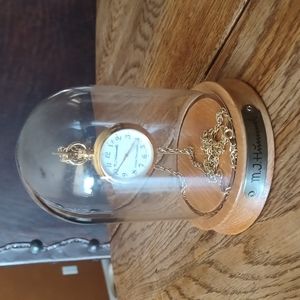 Vintage MJ Hummel (Brother's& Sisters Collection) Rose Gold Plated Pocket Watch.